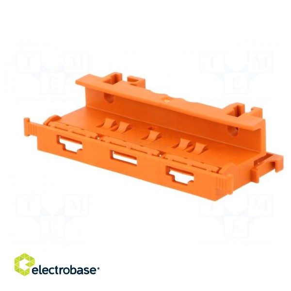 Mounting clamp | 221 | for DIN rail mounting | orange image 3