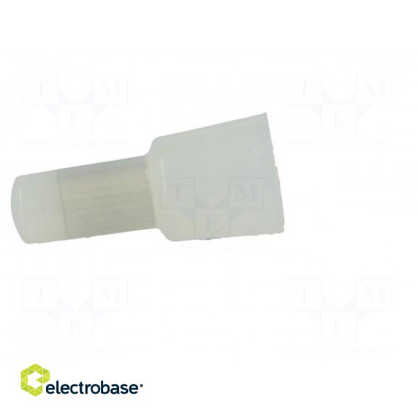 Close end | crimped | L: 20mm | Variant: insulated | UL94V-2 фото 3