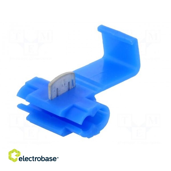 Quick splice | IDC | 1.5÷2.5mm2 | for cable | blue | Variant: splitter фото 2