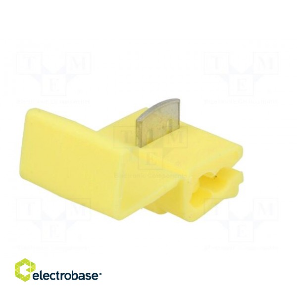 Quick splice | IDC | 4÷6mm2 | 12AWG÷10AWG | for cable | yellow | 90°C image 6