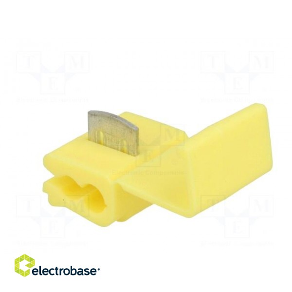 Quick splice | IDC | 4÷6mm2 | 12AWG÷10AWG | for cable | yellow | 90°C image 4