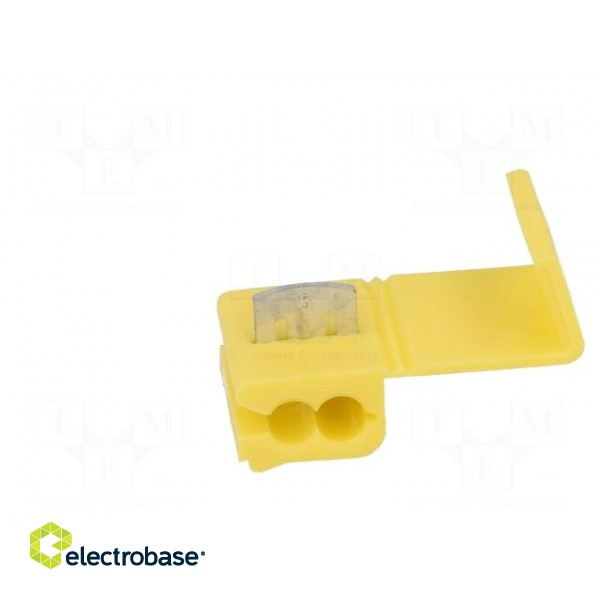 Quick splice | IDC | 4÷6mm2 | for cable | yellow | Variant: splitter фото 3