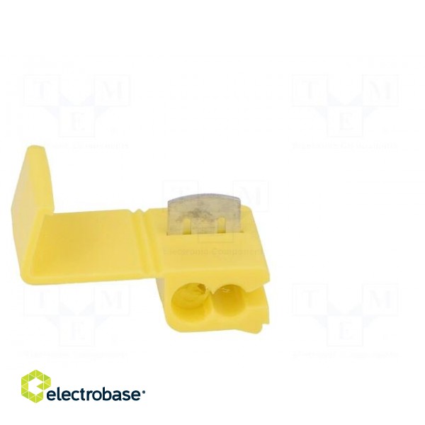 Quick splice | IDC | 4÷6mm2 | for cable | yellow | Variant: splitter фото 7