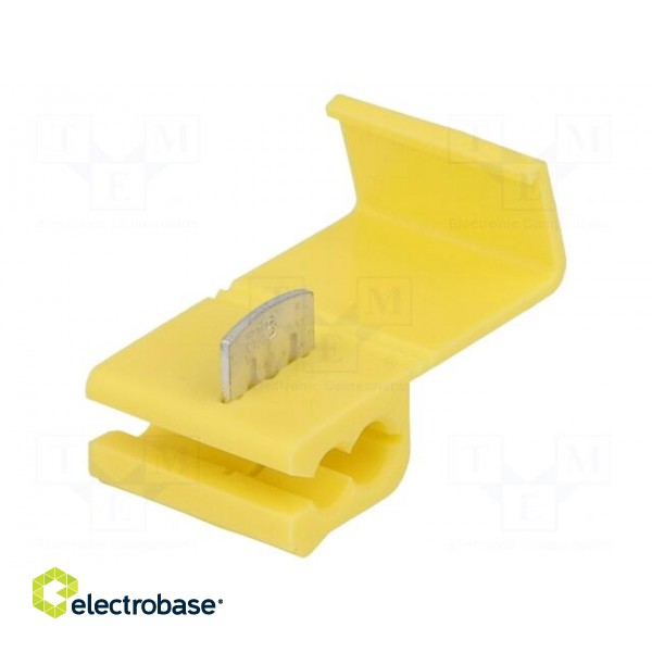 Quick splice | IDC | 4÷6mm2 | for cable | yellow | Variant: splitter фото 1