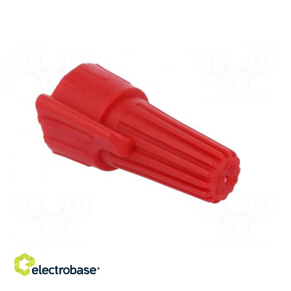 Close end | Twist Splice | 18AWG÷8AWG | screwed | red | max.105°C | 600V image 8