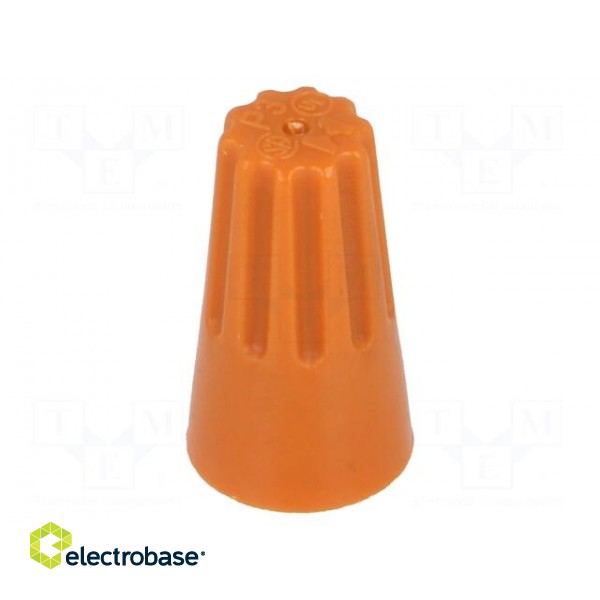 Splice terminals | 0.5÷2.5mm2 | orange | 80pcs. image 1