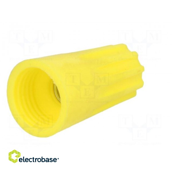 Wire nut connector | 0.5÷6mm2 | yellow | 50pcs. image 2