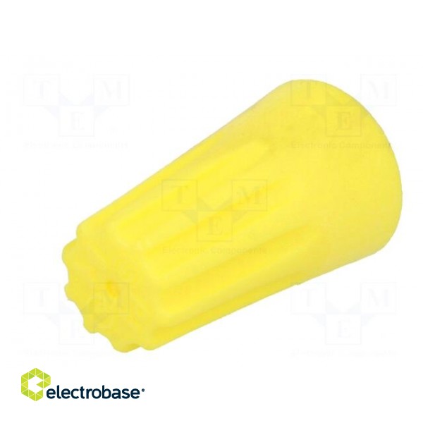 Wire nut connector | 0.5÷6mm2 | yellow | 50pcs. image 6