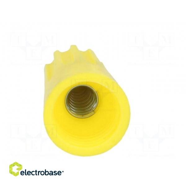 Wire nut connector | 0.5÷6mm2 | yellow | 50pcs. image 9