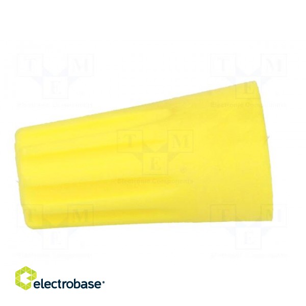 Wire nut connector | 0.5÷6mm2 | yellow | 50pcs. image 7
