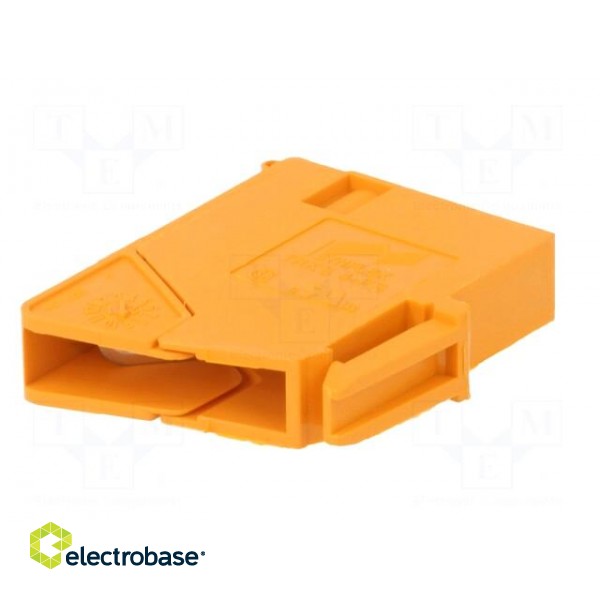 Splice terminal: transformer | ways: 1 | 0.2÷6mm2 | orange | 690V | 38A фото 6