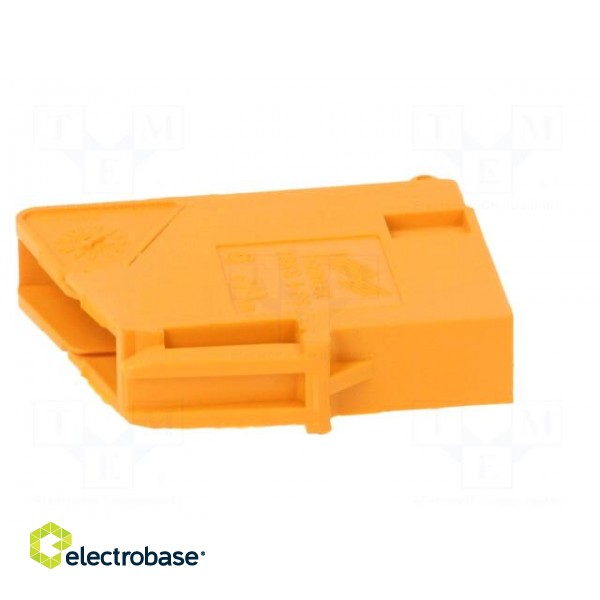 Splice terminal: transformer | ways: 1 | 0.2÷6mm2 | orange | 690V | 38A image 7