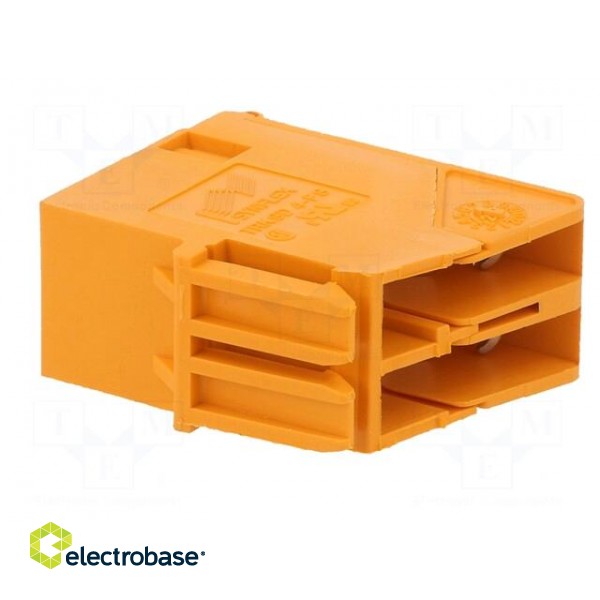 Splice terminal: transformer | ways: 2 | 0.2÷6mm2 | orange | 690V | 38A фото 8