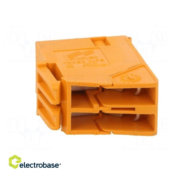 Splice terminal: transformer | ways: 2 | 0.2÷6mm2 | orange | 690V | 38A фото 9