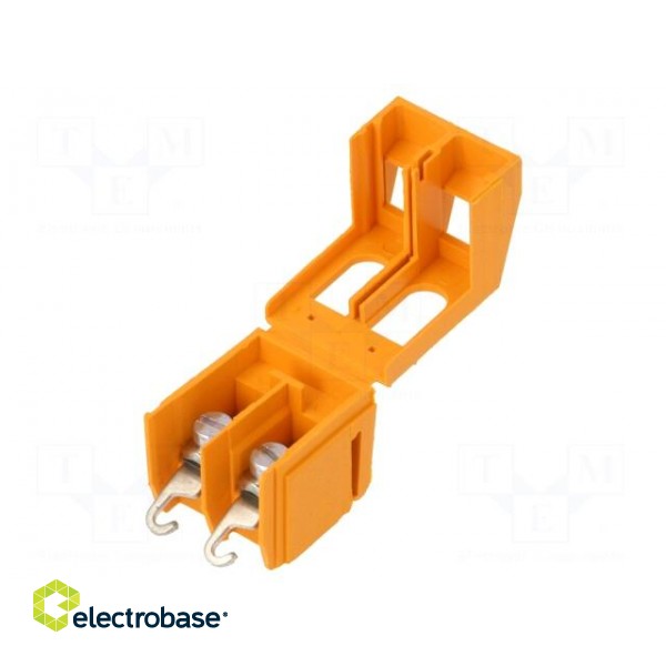 Splice terminal: transformer | ways: 2 | 0.75÷2.5mm2 | orange | 800V фото 1