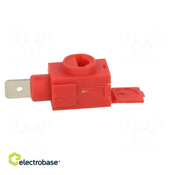 Terminal block | ways: 1 | 0.14÷2.5mm2 | Colour: red | 26AWG÷12AWG фото 7