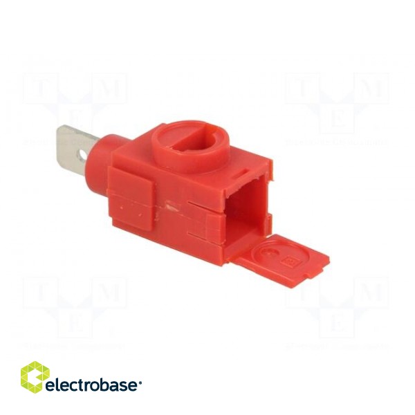 Terminal block | ways: 1 | 0.14÷2.5mm2 | Colour: red | 26AWG÷12AWG фото 8