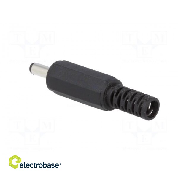 Plug | DC supply | female | 3,4/1,3mm | 3.4mm | 1.3mm | for cable | 9mm image 4