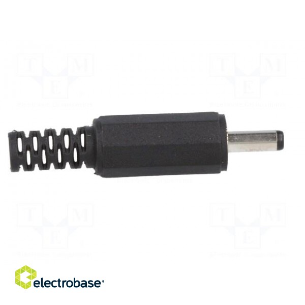 Plug | DC supply | female | 3,4/1,3mm | 3.4mm | 1.3mm | for cable | 9mm image 7
