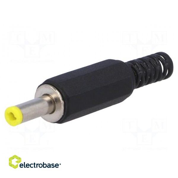 Plug | DC supply | female | 4/1,7mm | 4mm | 1.7mm | for cable | 10mm image 1