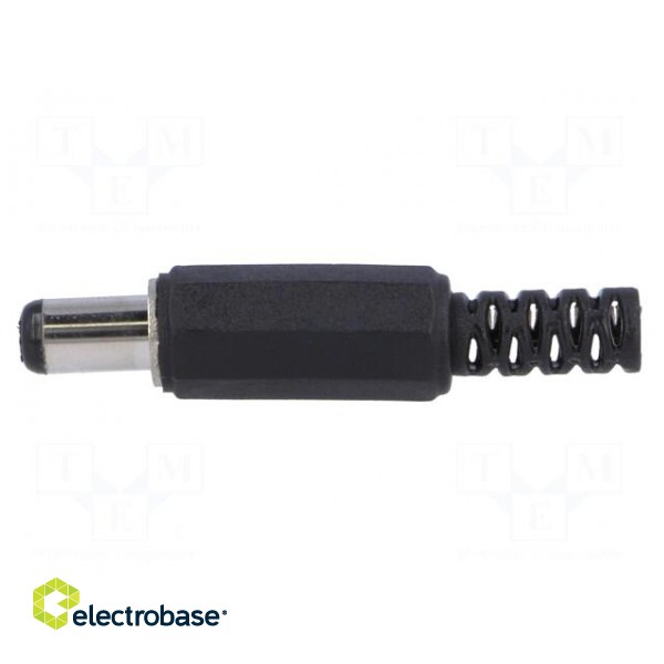 Plug | DC supply | female | 5,5/2,1mm | 5.5mm | 2.1mm | for cable | 9mm image 3