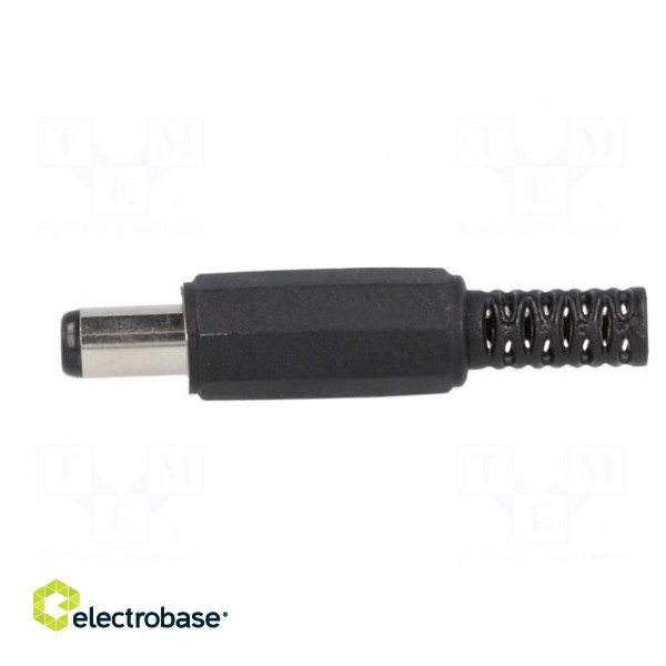 Plug | DC supply | female | 5,5/2,5mm | 5.5mm | 2.5mm | for cable | 9mm image 3