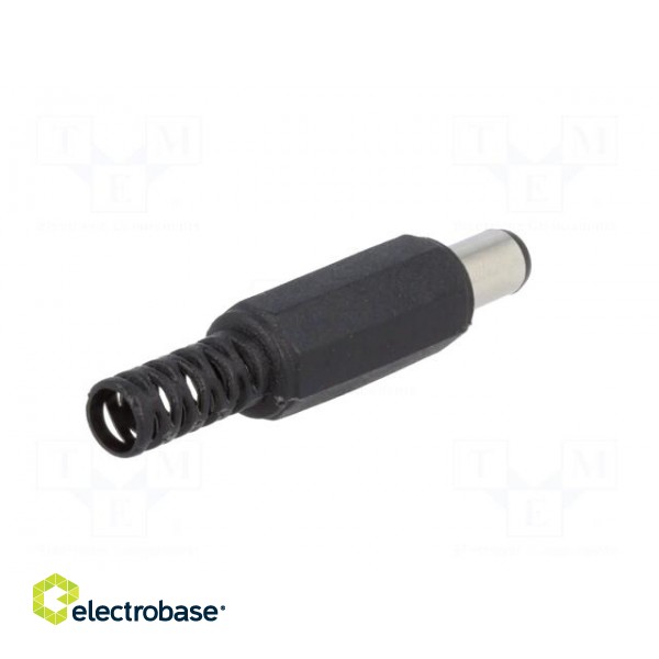 Plug | DC supply | female | 5,5/2,5mm | 5.5mm | 2.5mm | for cable | 9mm paveikslėlis 6