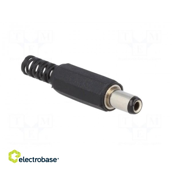 Plug | DC supply | female | 5,5/2,5mm | 5.5mm | 2.5mm | for cable | 9mm paveikslėlis 8