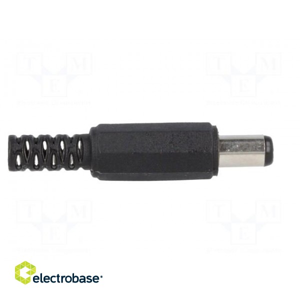 Plug | DC supply | female | 5,5/2,5mm | 5.5mm | 2.5mm | for cable | 9mm paveikslėlis 7