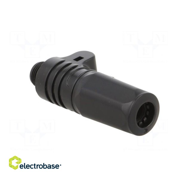 Plug | DC supply | female | PIN: 1 | for cable | crimped | black | 1kV | 120A фото 4