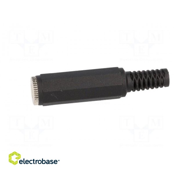 Plug | DC supply | male | 5,5/2,1mm | 5.5mm | 2.1mm | straight image 3