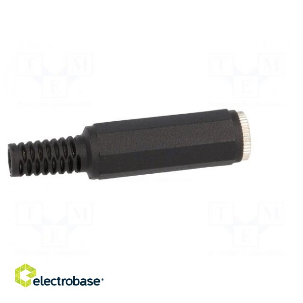 Plug | DC supply | male | 5,5/2,1mm | 5.5mm | 2.1mm | straight image 7