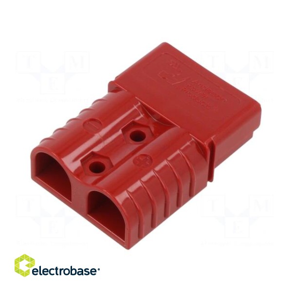 Plug | DC supply | SB® 50 | hermaphrodite | for cable | crimped | red