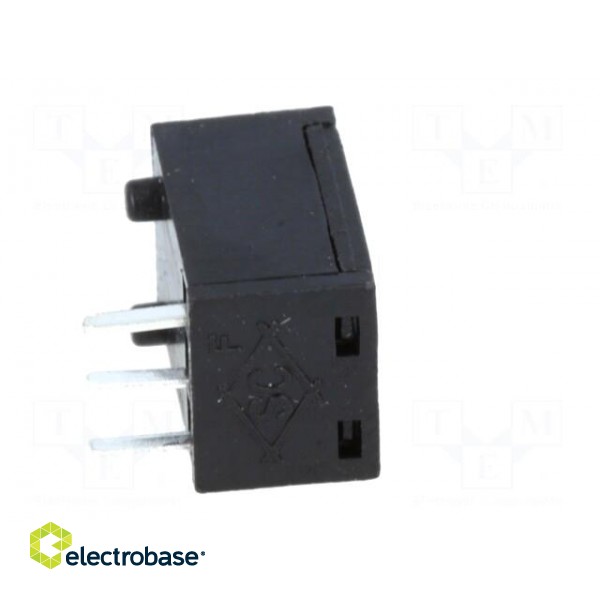 Socket | DC supply | male | 3,5/1,3mm | MINI | THT | 1A | 12VDC | angled 90° image 5