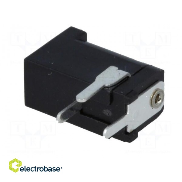 Socket | DC supply | male | 3,8/1mm | 1mm | with on/off switch | THT image 4