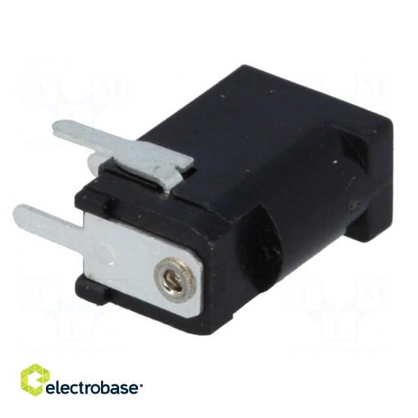 Socket | DC supply | male | 3,8/1mm | 1mm | with on/off switch | THT image 6