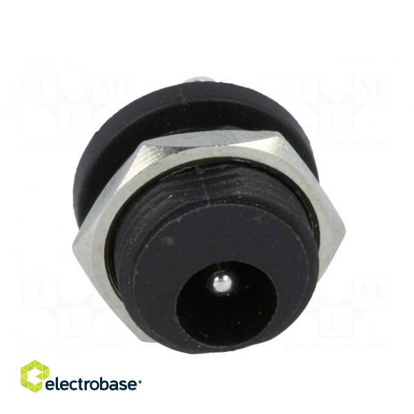 Socket | DC supply | male | 5,5/2,1mm | 5.5mm | 2.1mm | soldering image 8
