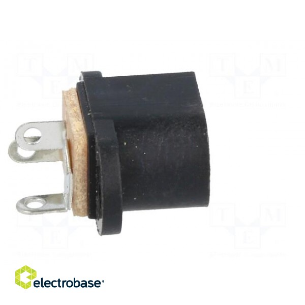 Socket | DC supply | male | 5,5/2,1mm | 5.5mm | 2.1mm | soldering image 7