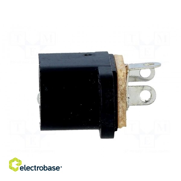 Socket | DC supply | male | 5,5/2,5mm | 5.5mm | 2.5mm | soldering image 3