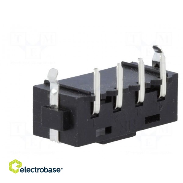 Socket | wire-board | male | PIN: 4 | snap fastener | THT | 5.08mm image 4