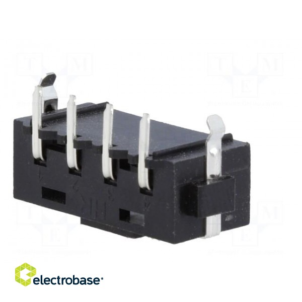 Socket | wire-board | male | PIN: 4 | snap fastener | THT | 5.08mm image 6