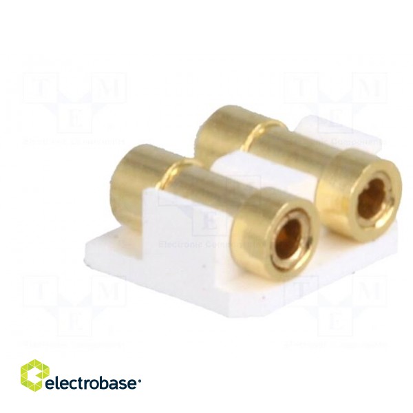 Connector: PCB to PCB | PIN: 2 | gold-plated | SMT | female | on PCBs фото 4