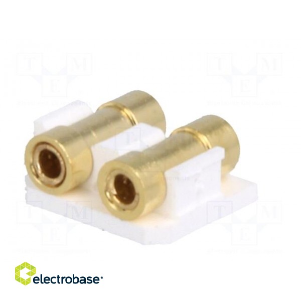Connector: PCB to PCB | PIN: 2 | gold-plated | SMT | female | on PCBs фото 6