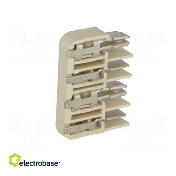 Connector: PCB to PCB | PIN: 4 | tinned,nickel plated | 5A | SMT | 90VAC image 2