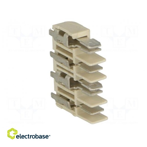 Connector: PCB to PCB | PIN: 4 | nickel plated,tinned | 5A | SMT | 90VAC paveikslėlis 4