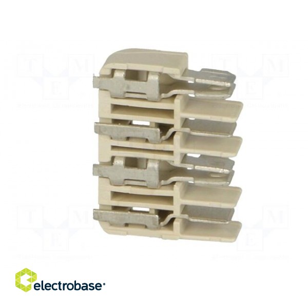 Connector: PCB to PCB | PIN: 4 | nickel plated,tinned | 5A | SMT | 90VAC paveikslėlis 3