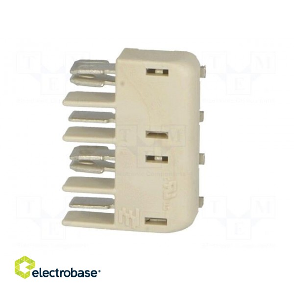 Connector: PCB to PCB | PIN: 4 | nickel plated,tinned | 5A | SMT | 90VAC image 7