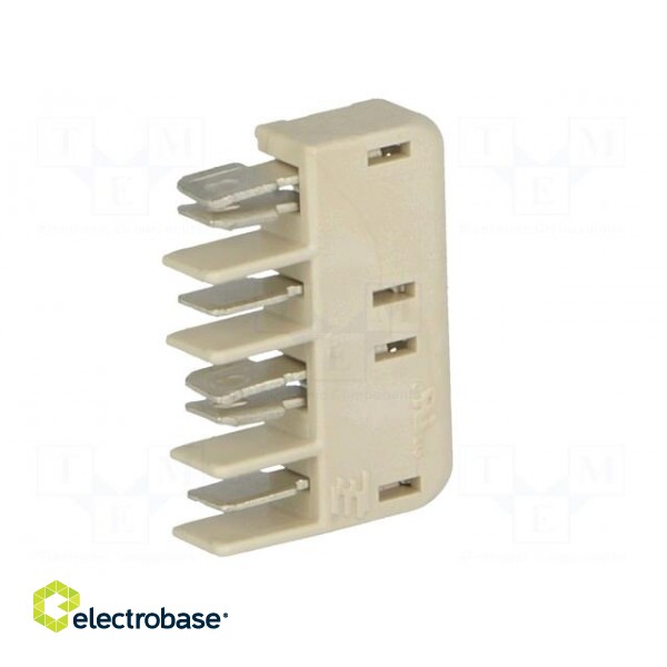 Connector: PCB to PCB | PIN: 4 | nickel plated,tinned | 5A | SMT | 90VAC paveikslėlis 6
