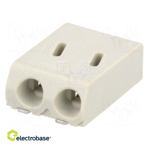 Connector: plug-in | DG2002 | 4mm | ways: 2 | 24AWG÷18AWG | 0.2÷0.75mm2 paveikslėlis 1