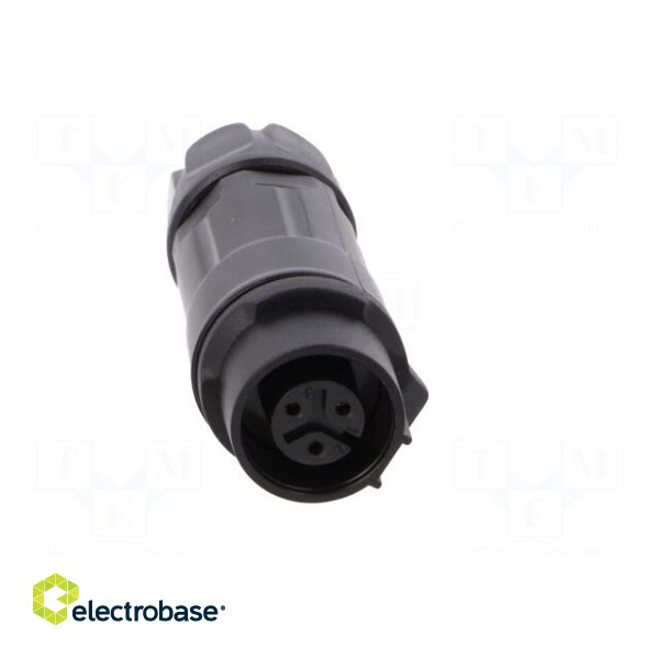 Plug | Connector: circular | MRD | PIN: 3 | 24AWG÷20AWG | gold flash | 5A image 9